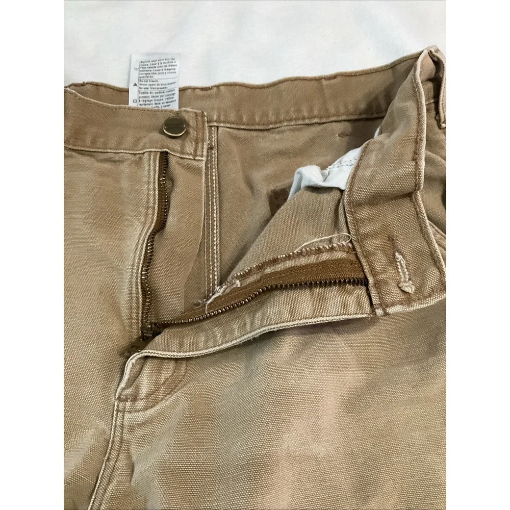 Carhartt B11 Loose Fit‎ Brown Duck Work Pants Men's 32x34 USA Made Utility